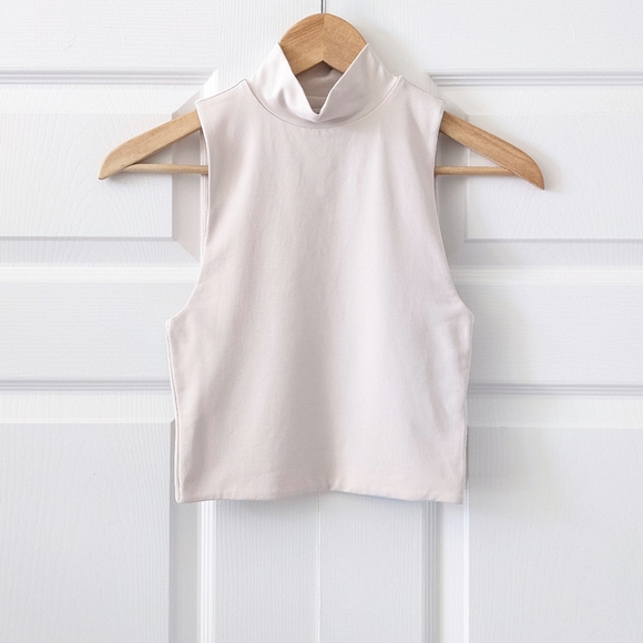 Aritzia Babaton Contour Mock Neck Cropped Tank Top | Size XS - Picture 10 of 10